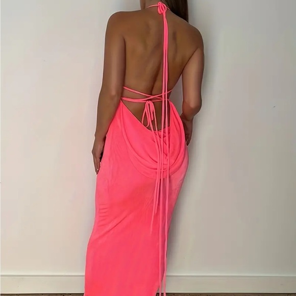 Long pink dress - Picture 2 of 2